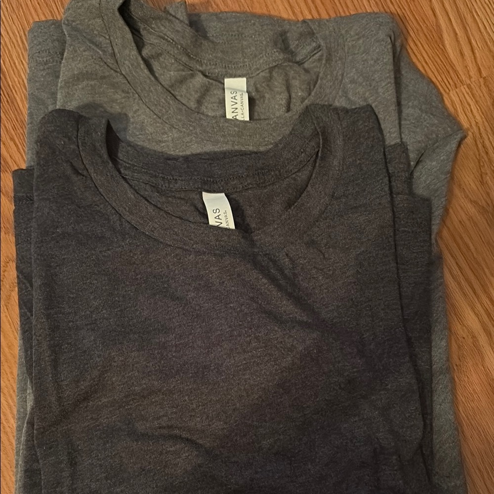 Bella Canvas Gray T-Shirts Bundle